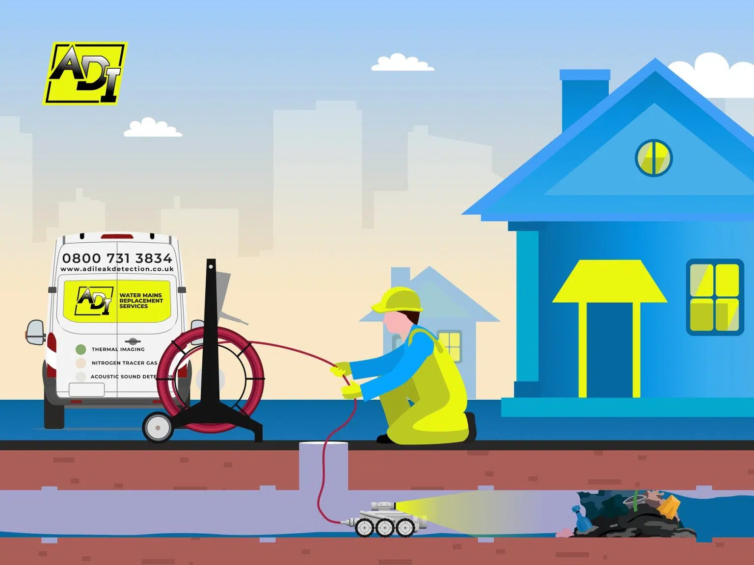 Drainage CCTV Surveys & Investigations Derbyshire